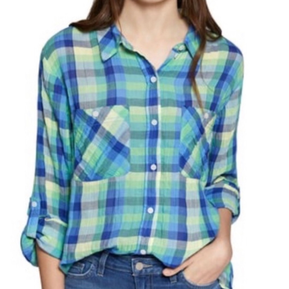 NWT Anthropologie Sanctuary boyfriend shirt
